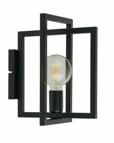 Kontrollera Vägglampa Sigma Eden svart E27 15W 32239