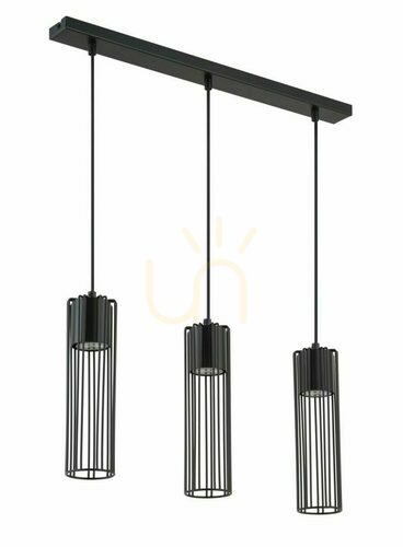Kontrollera Pendellampa Sigma Fobia 3 svart GU10 60 cm 33453