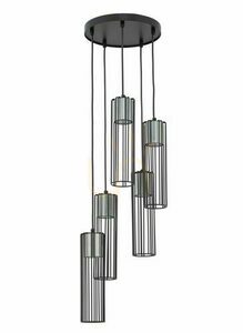 Pendellampa Sigma Fobia 5 svart/silver GU10 33460 small 0