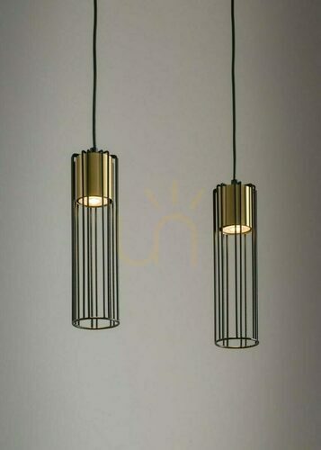 Kontrollera Pendellampa Sigma Fobia 2 svart/guld GU10 33452