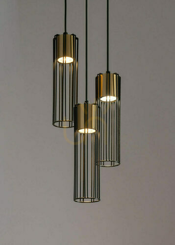 Kontrollera Pendellampa Sigma Fobia 3 svart/guld GU10 SKU 33458