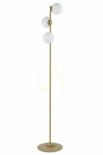 Kontrollera Golvlampa Sigma Gama guldbeige 3-armad glas 160 cm SKU 50275