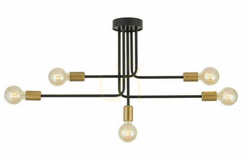 Kontrollera Plafond Sigma GINO 5 svart guld 32382
