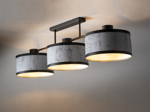 Plafond Sigma GLORY 3 silvergrå E27 IP20 40516 1 Plafond Sigma GLORY 3 silvergrå E27 IP20 40516 small 1