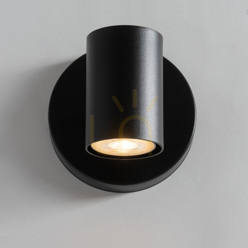 Kontrollera Vägglampa Sigma Luis svart GU10 1-ljuskälla 10W SKU 33426