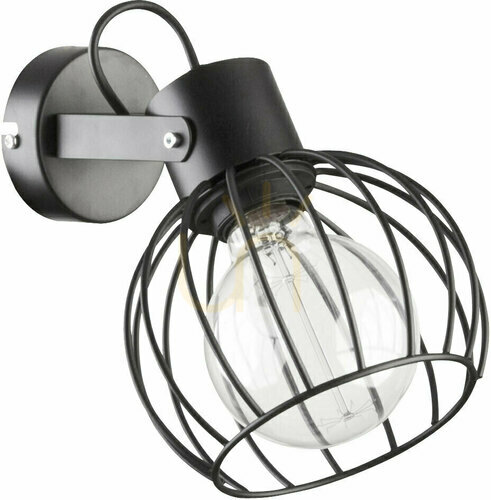 Kontrollera Vägglampa Sigma Luto Koło Mattsvart E27 IP20 31160