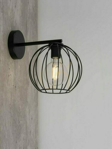 Kontrollera Vägglampa Sigma Madam svart E27 32373