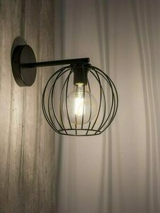 Vägglampa Sigma Madam svart E27 32373 small 2