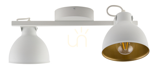 Kontrollera Plafond Sigma Mars 2 vit/guld 32269