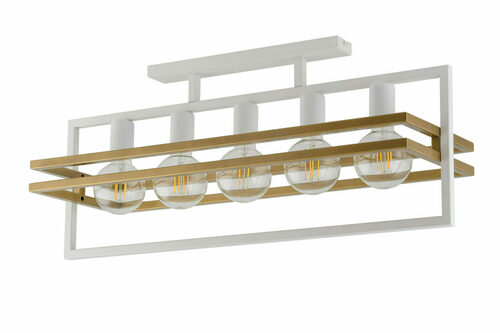 Kontrollera Plafond Sigma MERCI 5 vit guld 32408