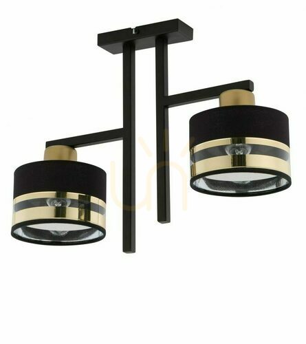 Kontrollera Plafond Sigma Pro 2 svart guld 48 cm E27 32149