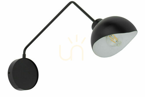 Kontrollera Vägglampa Sigma Roy svart vit E27 32435