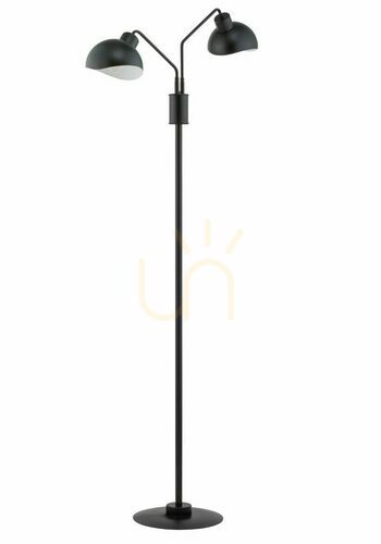 Kontrollera Golvlampa Sigma Roy svart vit 2-ljus E27 164 cm 50328