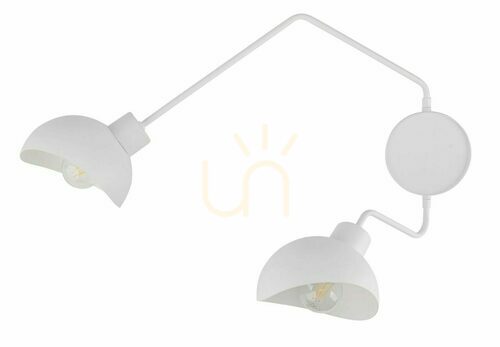 Kontrollera Vägglampa Sigma Roy 2-arm vit E27 SKU 32497
