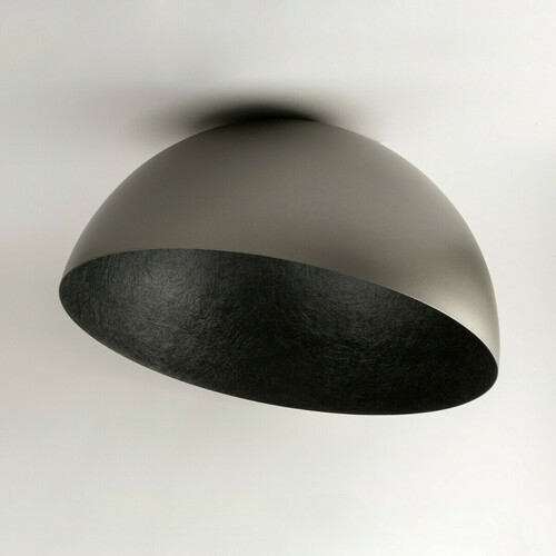 Kontrollera Plafond Sigma Sfera 50 svart silver E27 32457