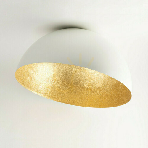 Kontrollera Plafond Sigma Sfera 50 cm vit/guld 32465
