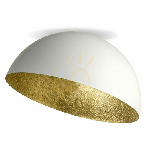 Kontrollera Plafond Sigma Sfera 35 cm vit/guld 32466