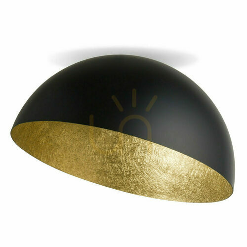 Kontrollera Plafond Sigma Sfera 70 cm svart/guld 32472