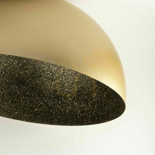 Kontrollera Plafond Sigma Sfera 70 cm guld svart mineralkomposit SKU 32480