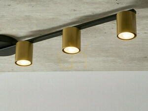 Plafond Sigma Sky 5-arm svart/guld GU10 110 cm SKU 33441 small 2