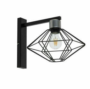 Vägglampa Sigma Vario svart/silver E27 IP20 SKU 40563 small 0