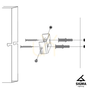 Vägglampa Sigma Vario svart E27 28 cm 40564 small 2