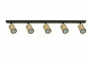 Plafond Sigma Zoom 5 svart/guld GU10 80 cm SKU 33323 small 0