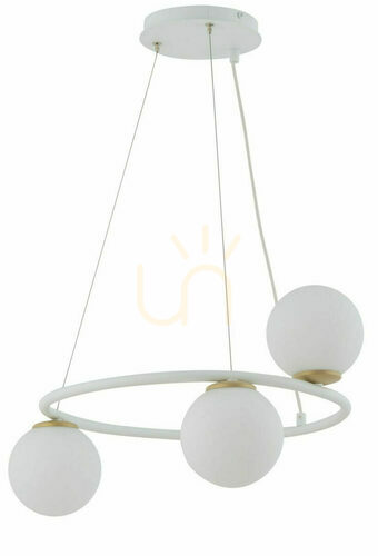 Kontrollera Pendellampa Sigma Gama Koło 3 vit guld 48 cm SKU 33384