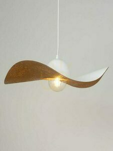 Pendellampa Sigma Kapello 55 cm vit koppar 32344 small 1