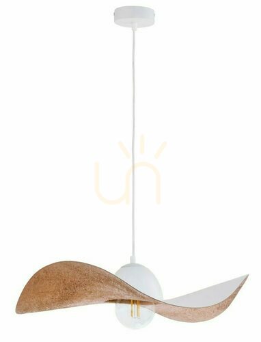 Kontrollera Pendellampa Sigma Kapello 55 cm vit koppar 32344