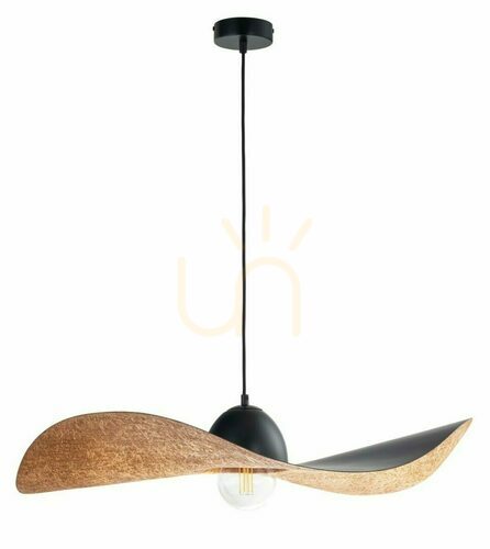 Kontrollera Pendellampa Sigma Kapello svart koppar 76 cm 32339
