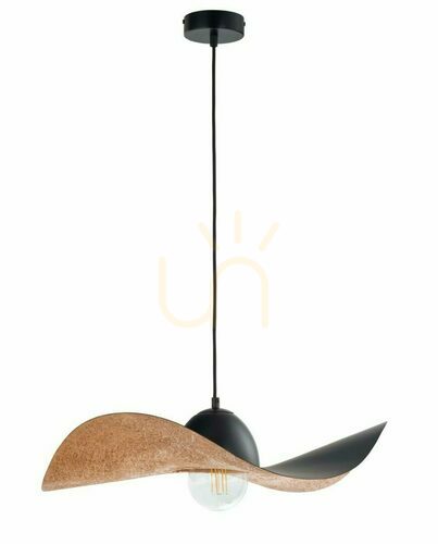 Kontrollera Pendellampa Sigma Kapello svart koppar 55 cm 32346