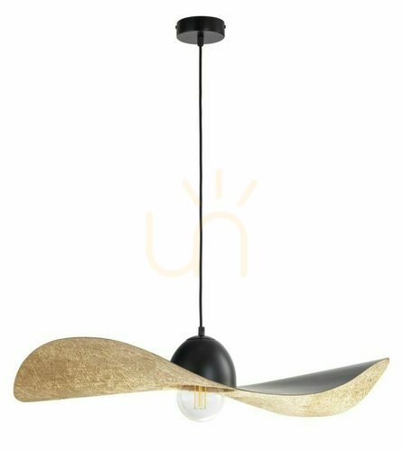 Kontrollera Pendellampa Sigma Kapello 76 cm svart/guld 32340