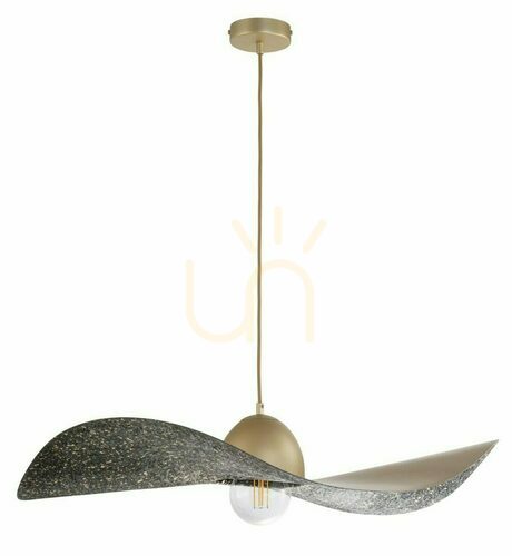 Kontrollera Pendellampa Sigma KAPELLO 76 cm guld svart E27 32342