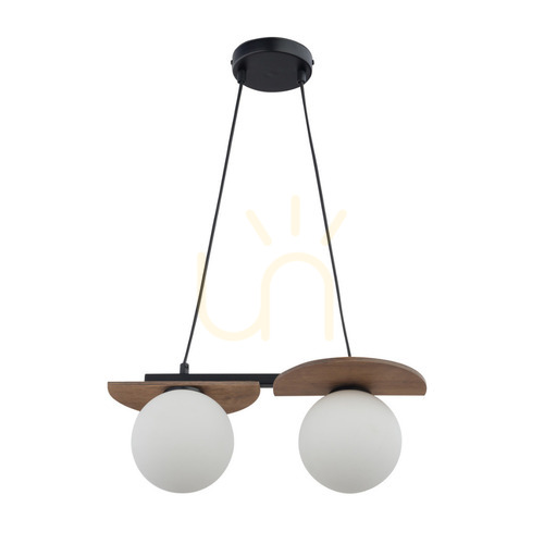 Kontrollera Pendellampa Sigma Mirror 2 svart vit glas G9 43 cm SKU 33298