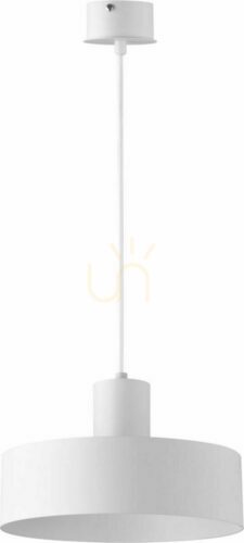 Kontrollera Pendellampa Sigma Rif vit E27 25 cm 1-ljus 30902