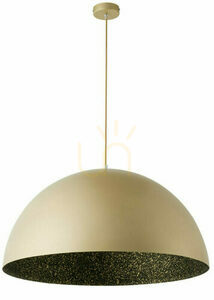 Pendellampa Sigma Sfera 70 cm guld/svart E27 SKU 32298 small 0