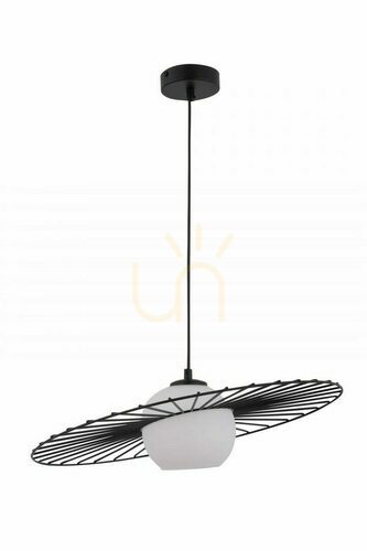 Kontrollera Pendellampa Sigma Sol svart glas E27 32038