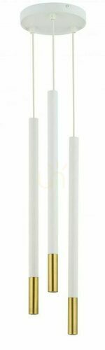 Kontrollera Pendellampa Sigma Sopel Due 3 vit/guld 33258