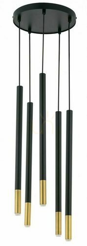 Kontrollera Pendellampa Sigma Sopel Due 5 svart/guld 25 cm SKU 33237