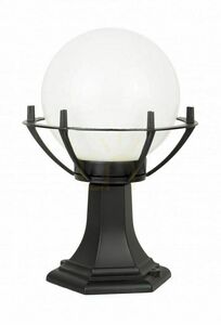 Utomhusstående trädgårdslampa SU-MA svart patina 39 cm K 4011/1/KPO small 0
