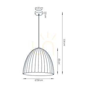 Pendellampa Sigma Telma 50 vit/guld 32022 small 2