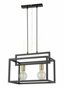 Pendellampa Sigma Vigo 2 svart/guld 32439 small 0