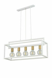 Pendellampa Sigma Vigo 5 vit/guld 32444 small 0