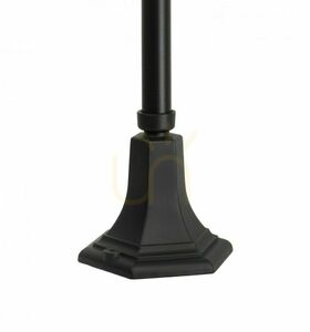 Utomhusstående trädgårdslampa SU-MA Ball svart patina 102 cm K 5002/2/KPO small 4