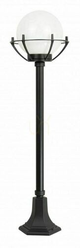 Kontrollera Utomhusstående trädgårdslampa SU-MA Ball svart patina 102 cm K 5002/2/KPO