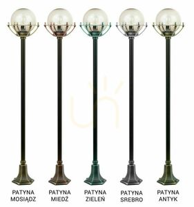 Utomhus stående trädgårdslampa SU-MA svart 152 cm K 5002/1/KPO small 8
