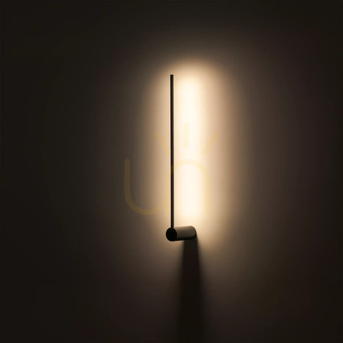 Kontrollera Nowodvorski ARM LED M 10366 svart vägglampa 65 cm 10 W 3000 K