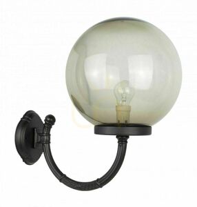 Utomhus vägglampa SU-MA svart aluminium K 3012/1/K 300 P small 1