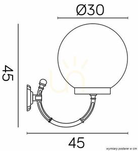 Utomhus vägglampa SU-MA svart aluminium K 3012/1/K 300 P small 2